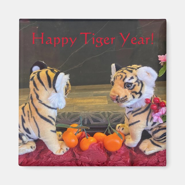 Imán AWorld2Celebrate: ¡Feliz Año del Tigre! (Frente)