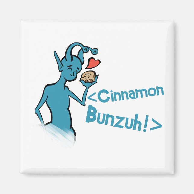 Imán Ax Hearts Buns Square o Circular Magnet (Frente)