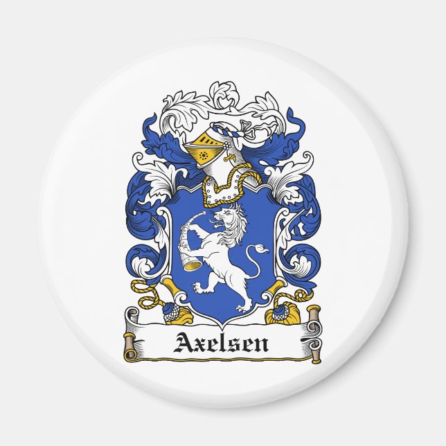 Imán Axelsen Family Crest (Frente)