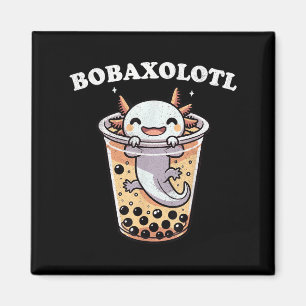 Imán Axolotl Boba Tea Bubble Tea Tea Tea Tea Anime Axol