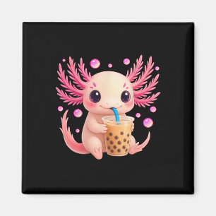 Imán Axolotl Bubble Bo Tea Anime Cute Kawaii Chicas ado