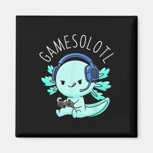 Imán Axolotl Gamer Anime Regalos A Los Niños Kawaii Chi