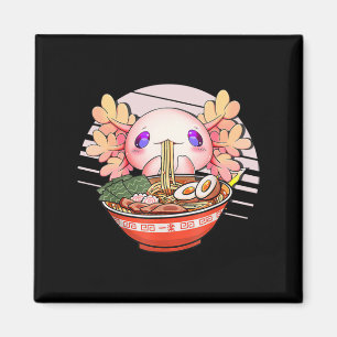 Imán Axolotl Ramen Noodles Japoneses Kawaii Anime Otaku
