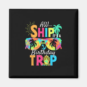 Imán Ay Barco Es Mi Viaje De Cumpleaños Crucero Vacacio