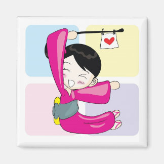 Imán Aya-chan E-form Square Magnet