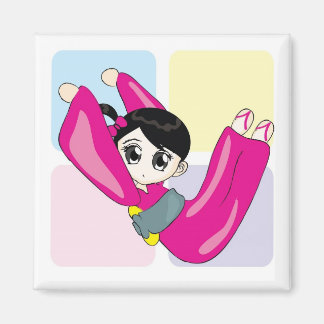 Imán Aya-chan V-forma Square Magnet