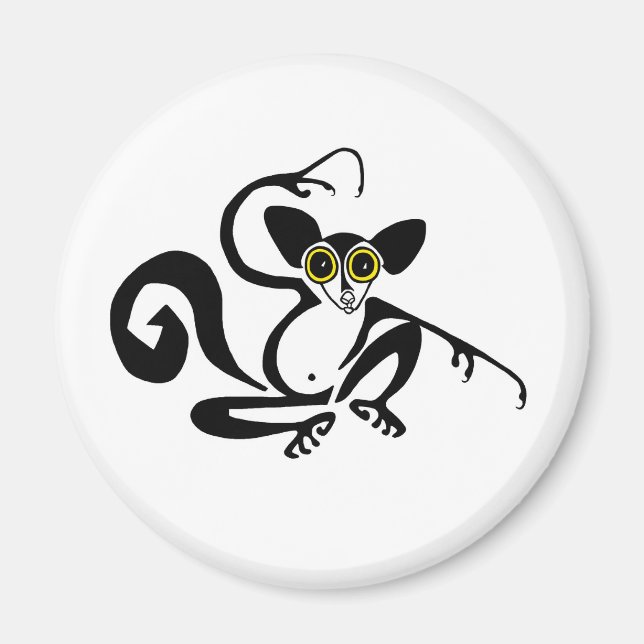 Imán AYE-AYE - Vida silvestre rara - Lemur (Frente)