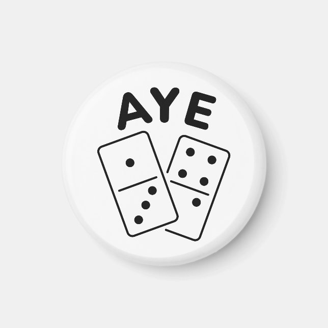 Imán 'Aye Domino' K-Pop Boygroup Meme Quote (Frente)