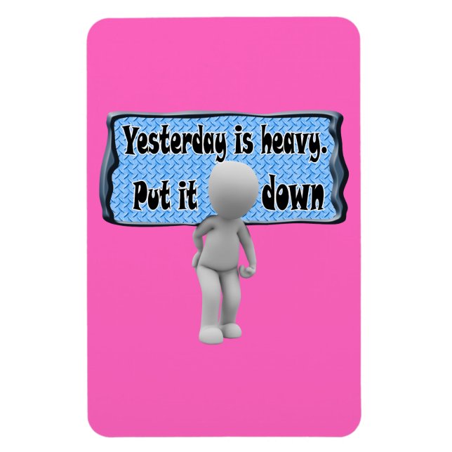 Imán ayer es pesado (Vertical)