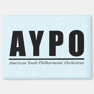 Imán AYPO 25-26 Season Limited Blue Background Magnet