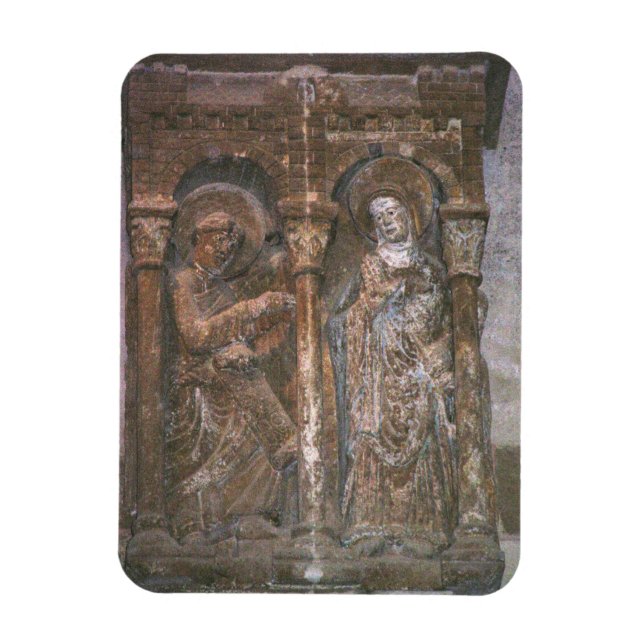 Imán Ayuda de una capital que representa la Anunciación (Vertical)