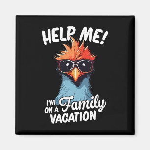Imán Ayúdame estoy de vacaciones en familia