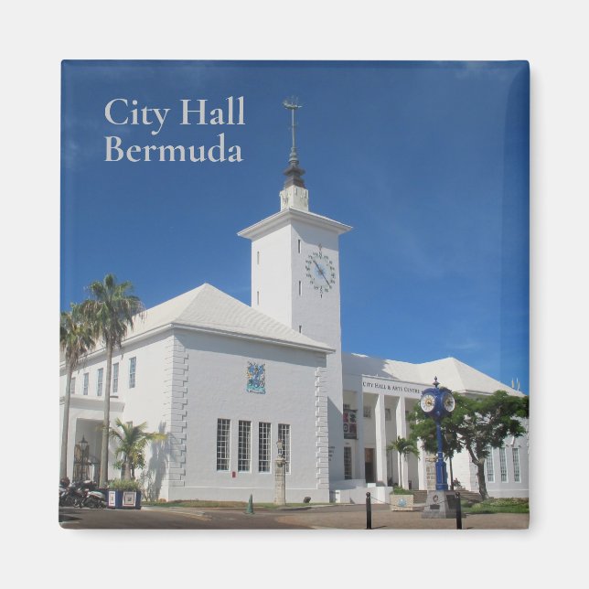 Imán Ayuntamiento Bermuda (Frente)