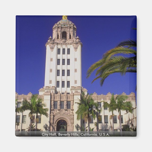 Imán Ayuntamiento, Beverly Hills, California, EE.UU. (Frente)