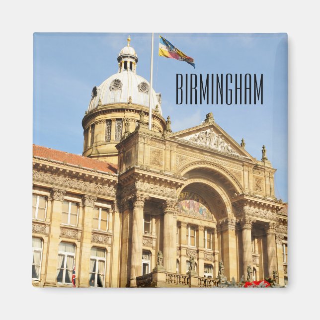 Imán Ayuntamiento de Birmingham, Inglaterra (Frente)