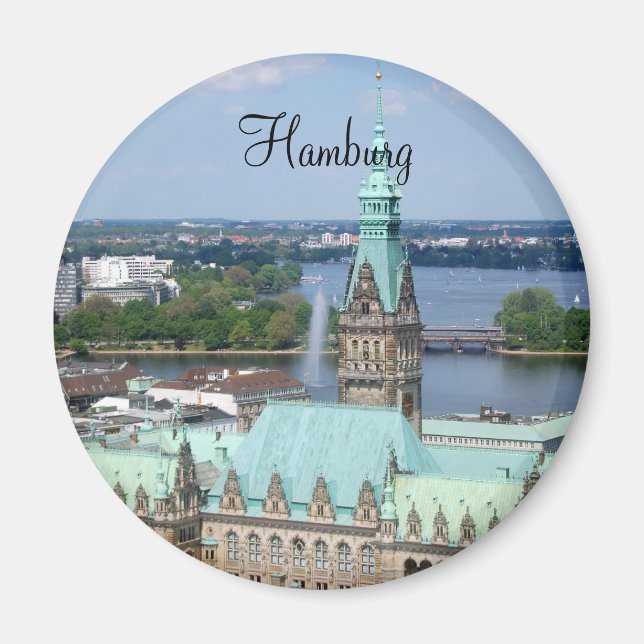 Imán Ayuntamiento de Hamburgo (Frente)