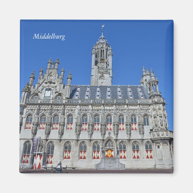 Imán ayuntamiento de Middelburg, Países Bajos (Frente)