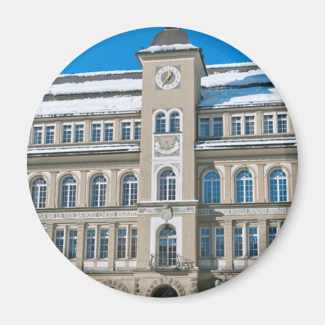 Imán Ayuntamiento en St Moritz, Suiza (Frente)