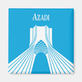 Imán Azadi Tower Turquoise Magnet
