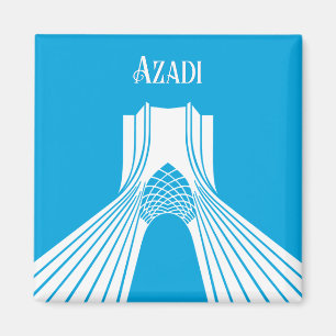 Imán Azadi Tower Turquoise Magnet