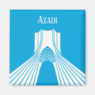 Imán Azadi Tower Turquoise Magnet