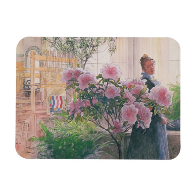 Imán Azalea, 1906 (p/c sobre papel) (Horizontal)