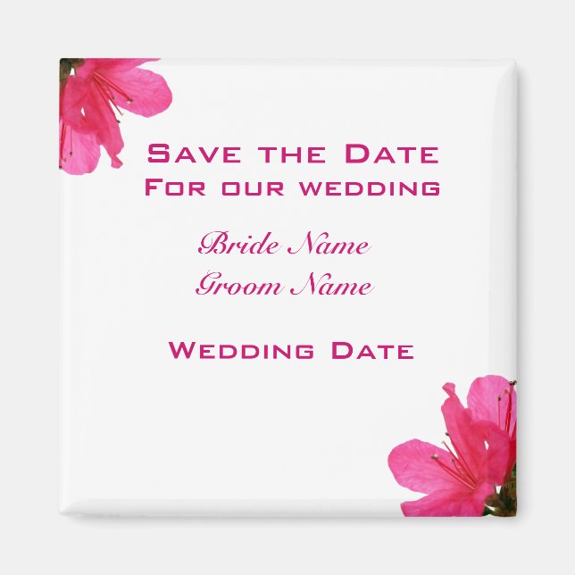 Imán Azalea moderna (Frente)