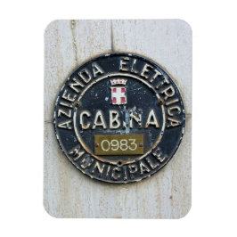 Imán Azienda Electrica Municipale Cabina-Milano, Italia