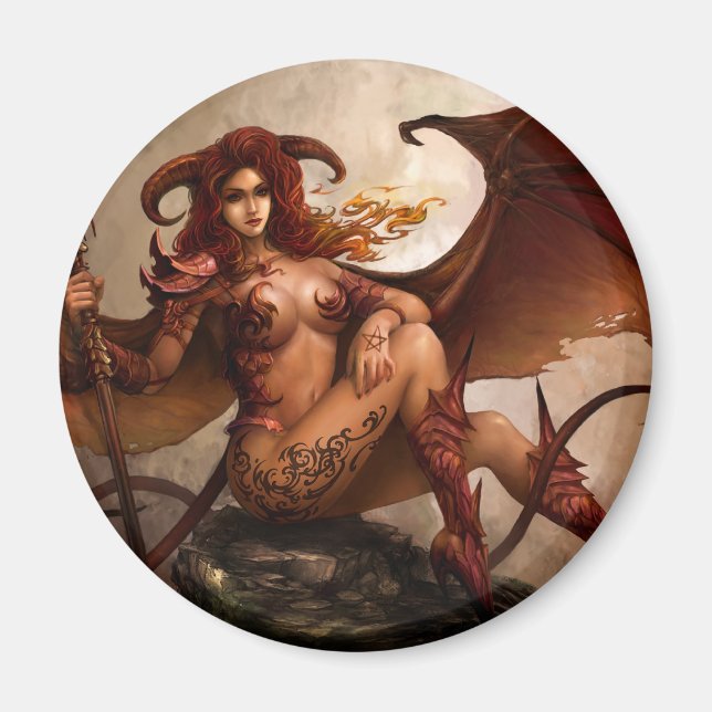 Imán Azmodeus Dark Angel "Demon", Magnet (Frente)
