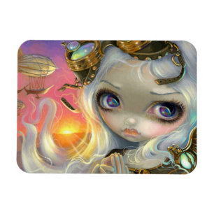 Imán "azotado por el viento" de la flexión