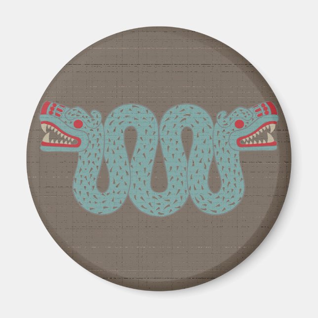 Imán Aztec Serpent Magnet (Frente)