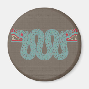 Imán azteca de la serpiente