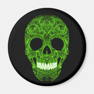 Imán Azúcar magnífico Skull Dia De Los Muertos Day de