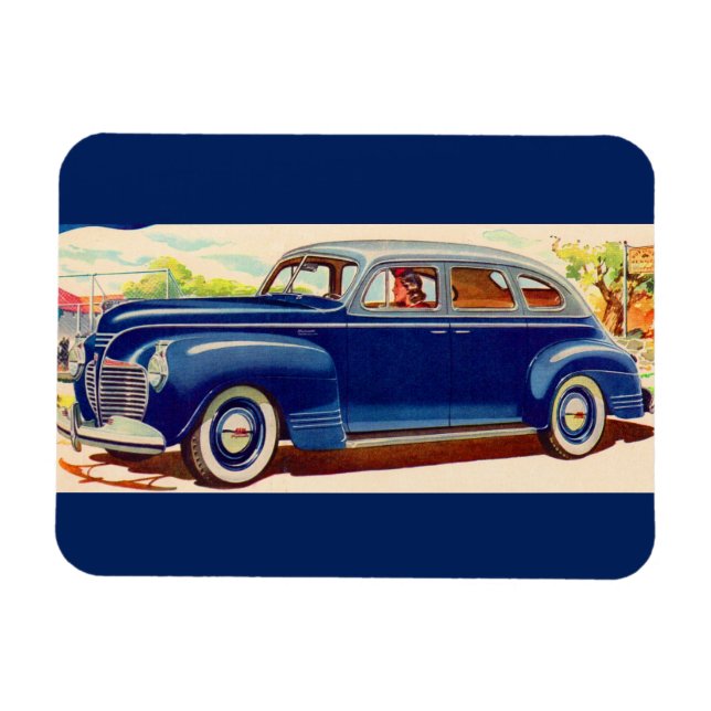 Imán azul 1941 Plymouth (Horizontal)