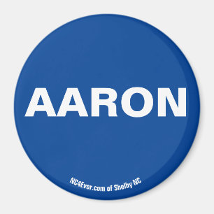 imán azul AARON