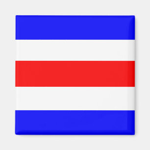Imán Azul blanco rojo