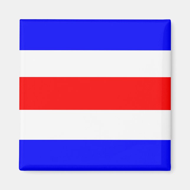 Imán Azul blanco rojo (Frente)