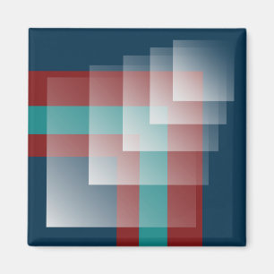 Imán azul burdeos verde azulado