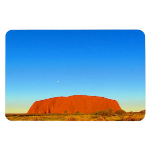 Imán azul cielo rojo centro