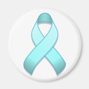 Imán azul claro de la cinta de la conciencia