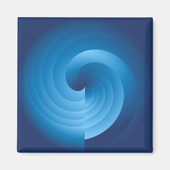 Imán azul clásico 2 (Frente)