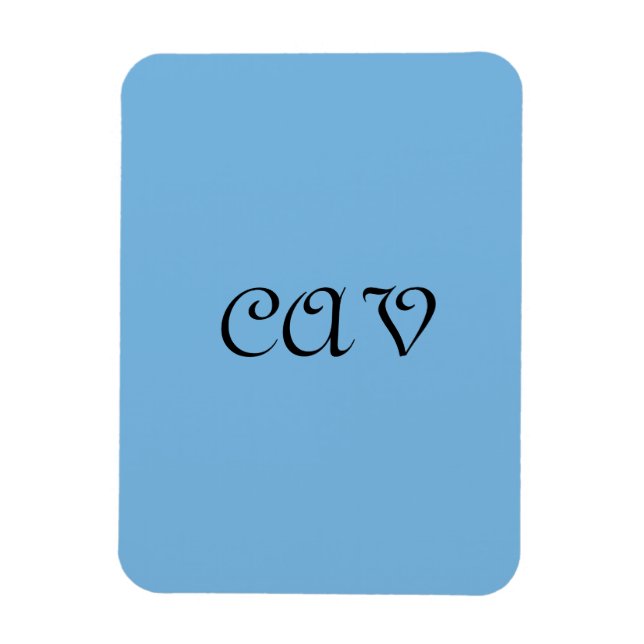 Imán Azul de Cornflower (Vertical)