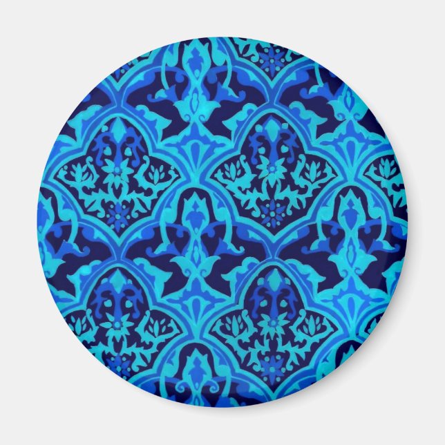 Imán azul de Damasco (Frente)
