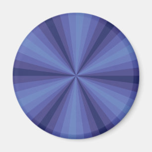 Imán azul de ilusión óptica