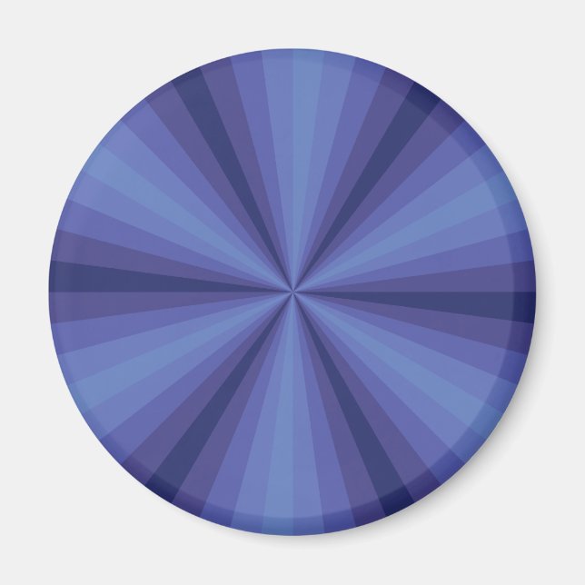 Imán azul de ilusión óptica (Frente)