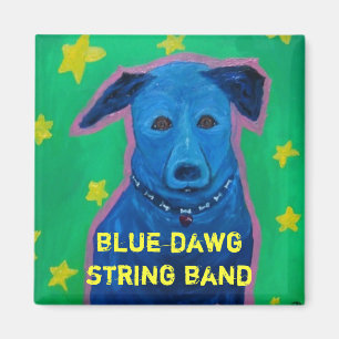 Imán azul de la banda de secuencia de Dawg