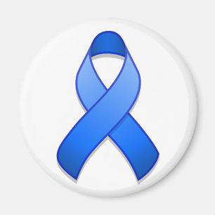 Imán azul de la cinta de la conciencia