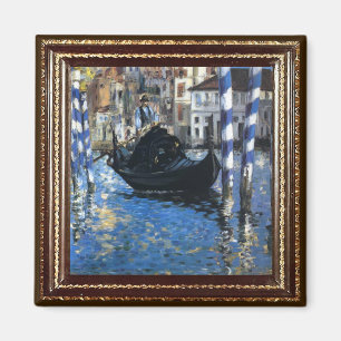 Imán azul de la obra maestra de Manet Venecia