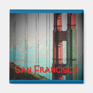 Imán (azul) de San Francisco