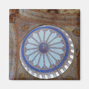 Imán azul del cuadrado de la mezquita